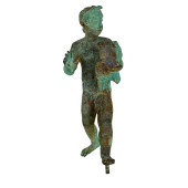 A GRAND TOUR BRONZE FIGURE OF