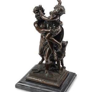 A Grand Tour Bronze Group 19th