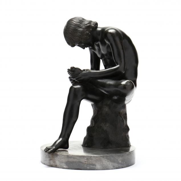 A GRAND TOUR BRONZE MODEL OF THE