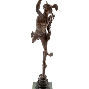 A Grand Tour Bronze of Mercury