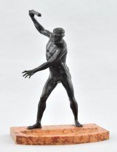 A Grand Tour Bronze on a Rouge