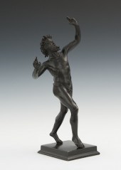 A Grand Tour Bronze Satyr Danc