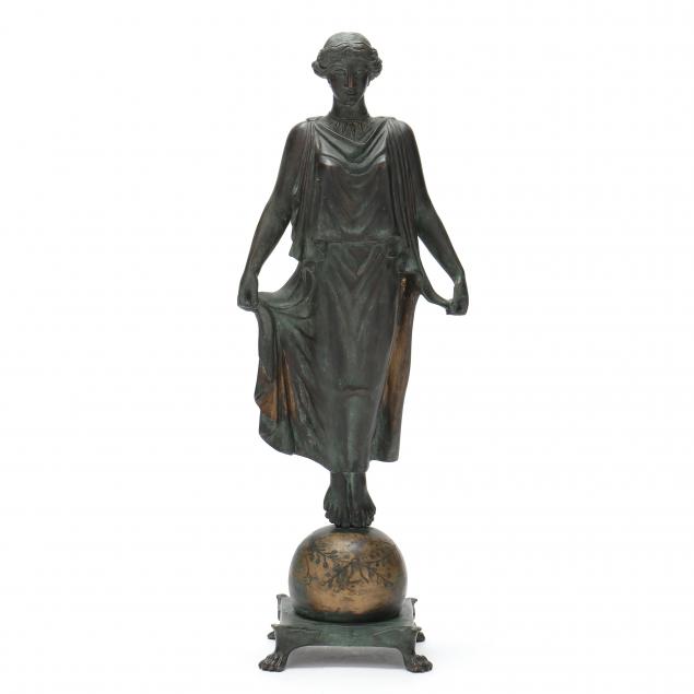 A GRAND TOUR BRONZE STATUETTE OF
