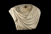 A GRAND TOUR STYLE CARVED MARB