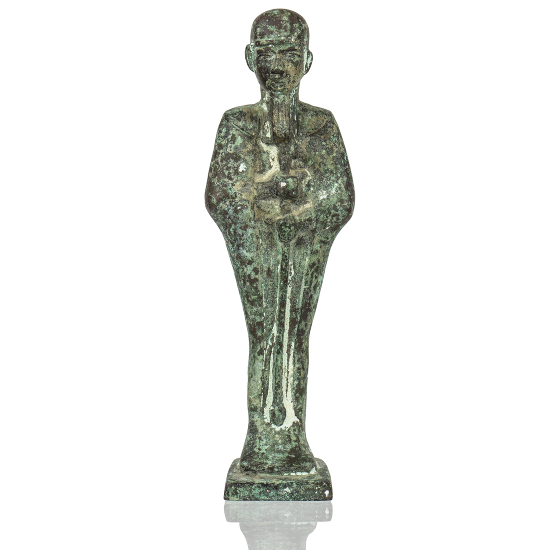 A GRAND TOUR VERDIGRIS PATINATED