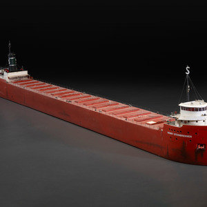 A Great Lakes Bulk Freighter Model,