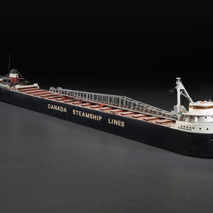 A Great Lakes Bulk Freighter Model,