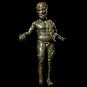 A Greek Bronze Hercules Circa