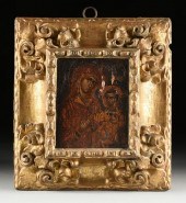 A GREEK ICON, "THEOTOKOS HODEG