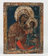 A GREEK ORTHODOX ICON: MOTHER