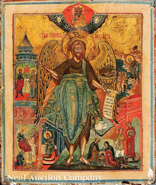 A Greek Orthodox Icon of St. John
