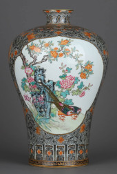 A GRISAILLE AND IRON-RED GILT