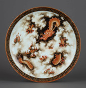 A GRISAILLE AND IRON-RED GILT