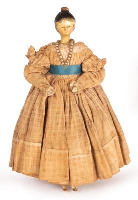 A Grodnertal 18th Century painted