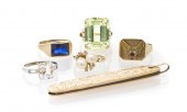 A Group of 10 Karat Gold Jewel