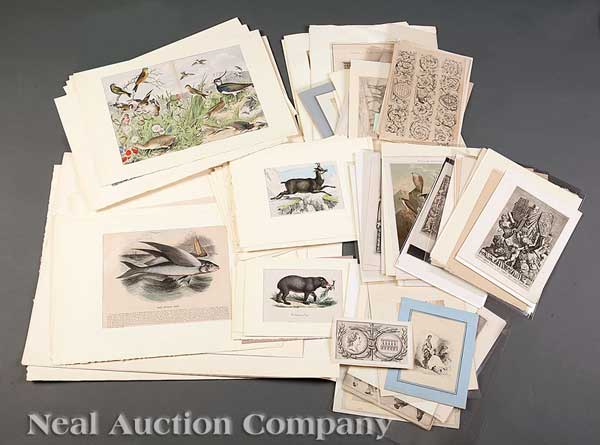 A Group of 100 Continental Prints