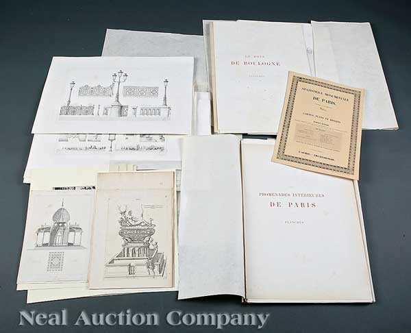 A Group of 120 Antique French