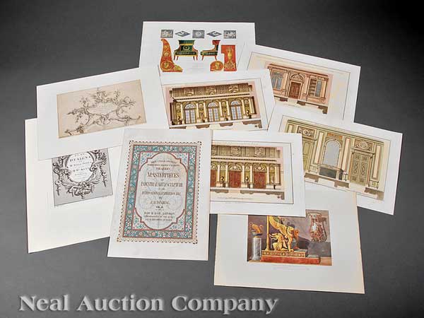 A Group of 130 Antique Prints