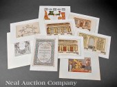 A Group of 130 Antique Prints