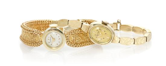 * A Group of 14 Karat Yellow Gold