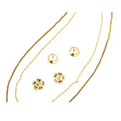 A GROUP OF 14K GOLD JEWELRY<br