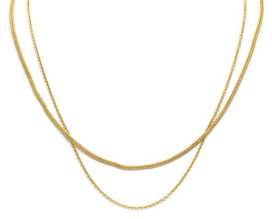 *A Group of 18 Karat Yellow Gold