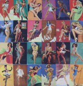 A GROUP OF 200 MUTOSCOPE PINUP