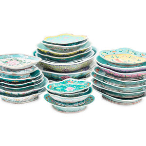A Group of 26 Chinese Turquoise
