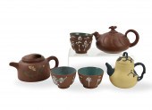 A GROUP OF (3) CHINESE ZISHA T