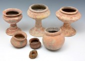 A GROUP OF 6 BAN CHIANG VESSEL