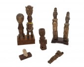 A GROUP OF AFRICAN FIGURESA gr