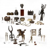 A GROUP OF AFRICAN TRIBAL META