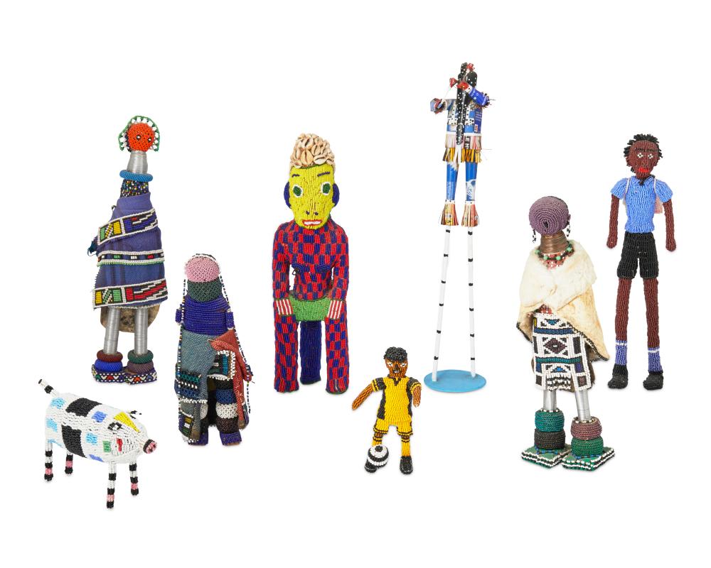 A GROUP OF AFRICAN WIREWORK
