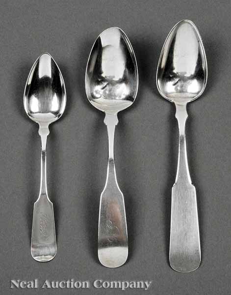 A Group of American Coin Silver