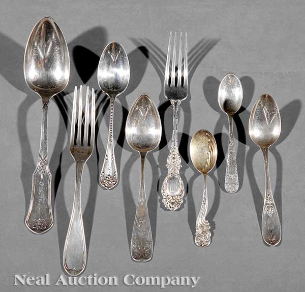 A Group of American Coin Silver
