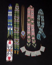A GROUP OF AMERICAN INDIAN BEA