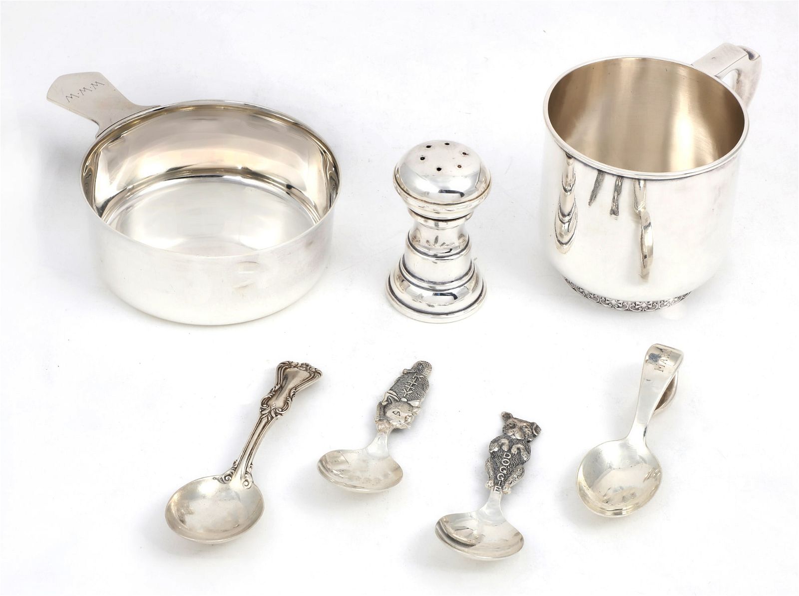 A GROUP OF AMERICAN SILVER