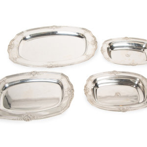 A Group of American Silver Trays