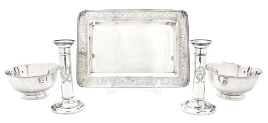 A Group of American Sterling Silver