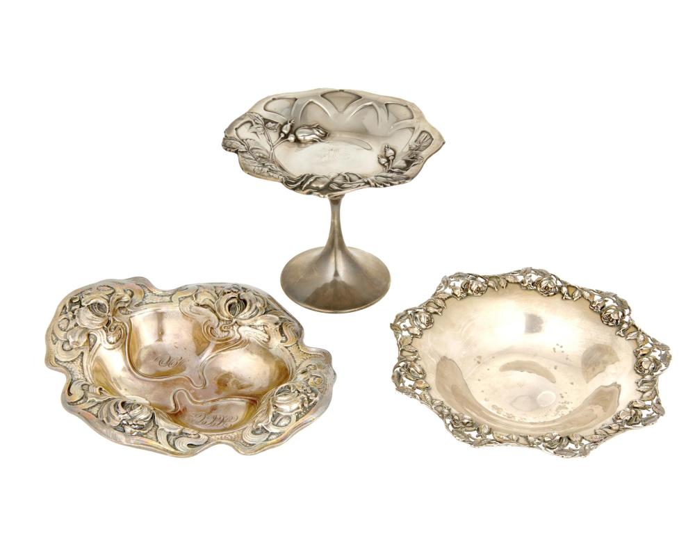 A GROUP OF AMERICAN STERLING SILVER