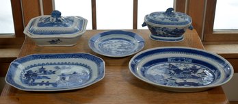 A group of antique Canton