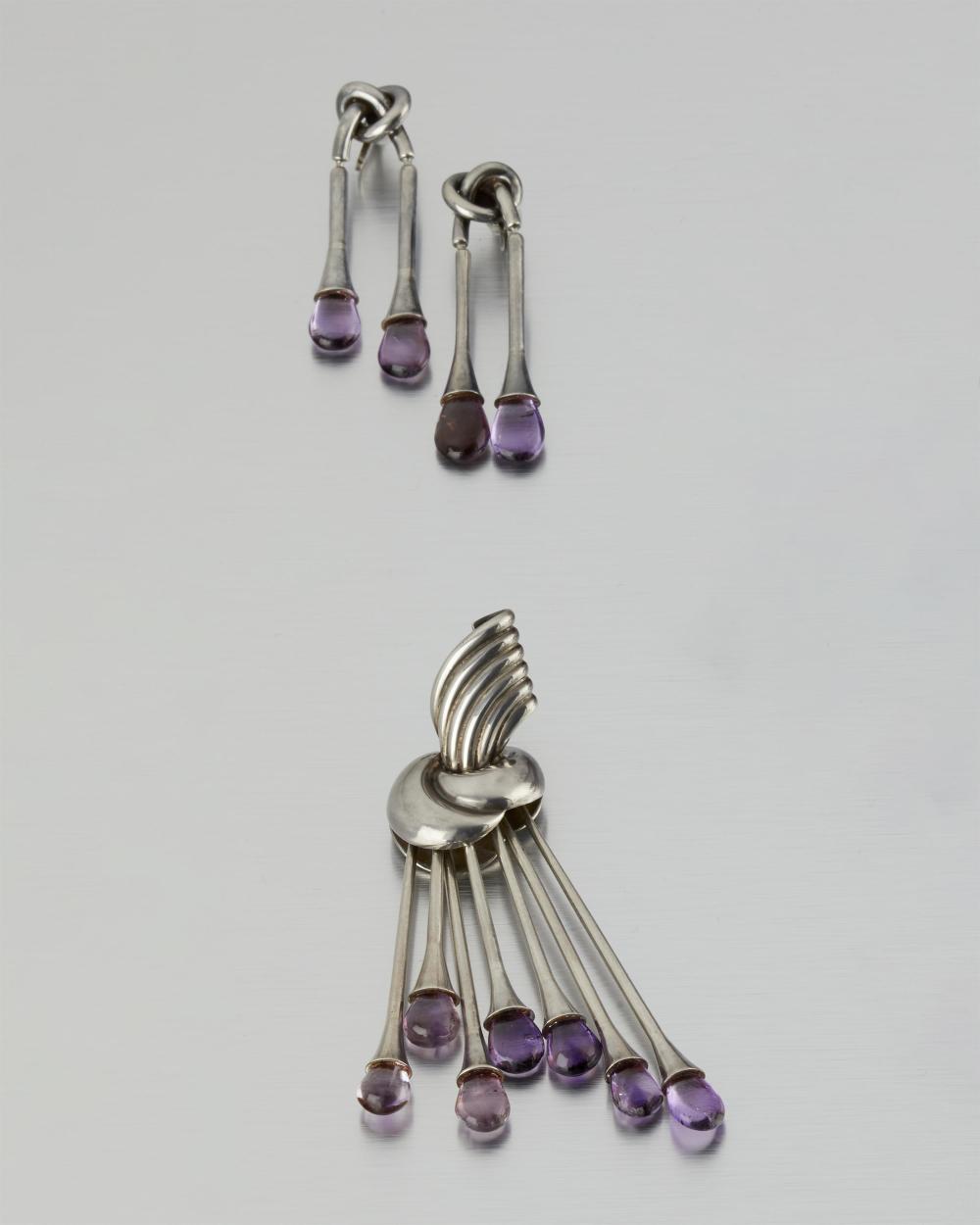 A GROUP OF ANTONIO PINEDA SILVER