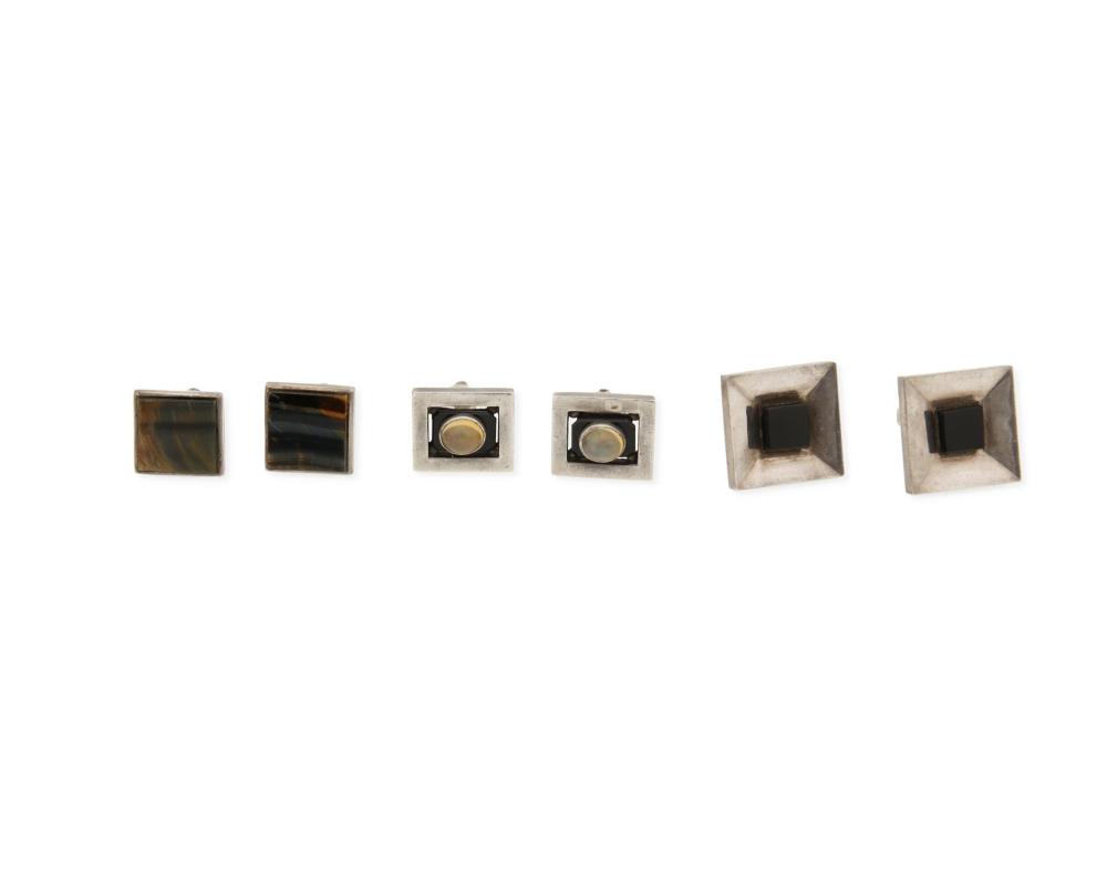 A GROUP OF ANTONIO PINEDA SILVER