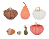 A GROUP OF ART GLASS BOTANICAL
