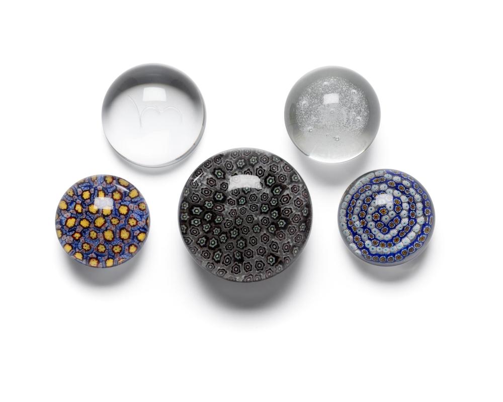 A GROUP OF ART GLASS
