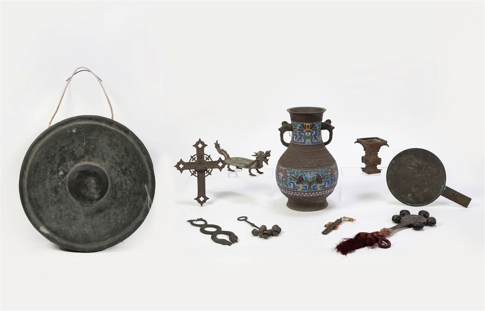 A GROUP OF ASIAN METALWARE