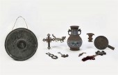 A GROUP OF ASIAN METALWARE ART