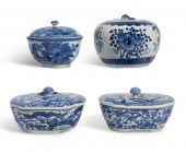 A GROUP OF ASIAN PORCELAIN COV