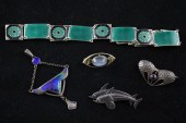A group of assorted enamelled
