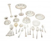 A GROUP OF ASSORTED SILVER ITE